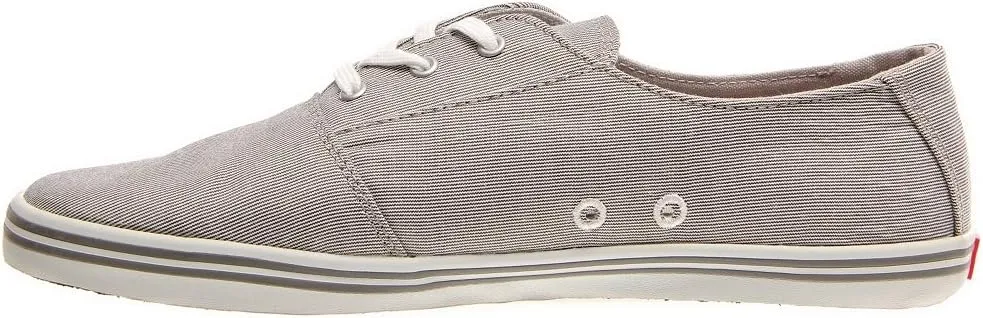 DVS Womens Casual Shoes Benny Gray/Pinstripe/Canvas Sz