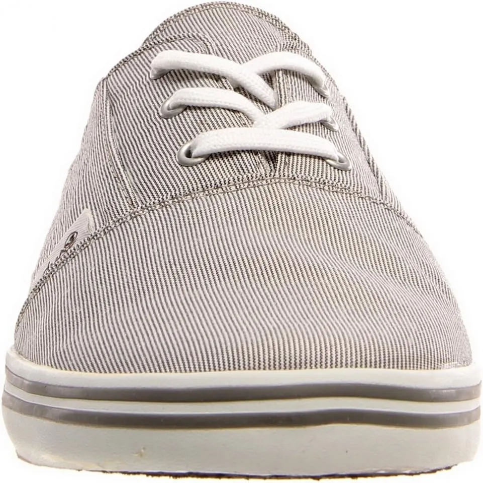 DVS Womens Casual Shoes Benny Gray/Pinstripe/Canvas Sz