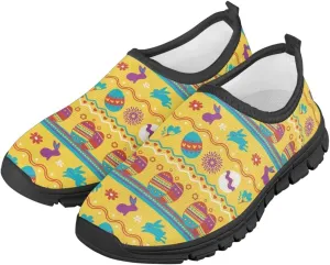 Easter Pattern Running Shoes Low-Cut Sneakers for Boys Girls Comfortable Casual Wide Fashion Shoes for Children