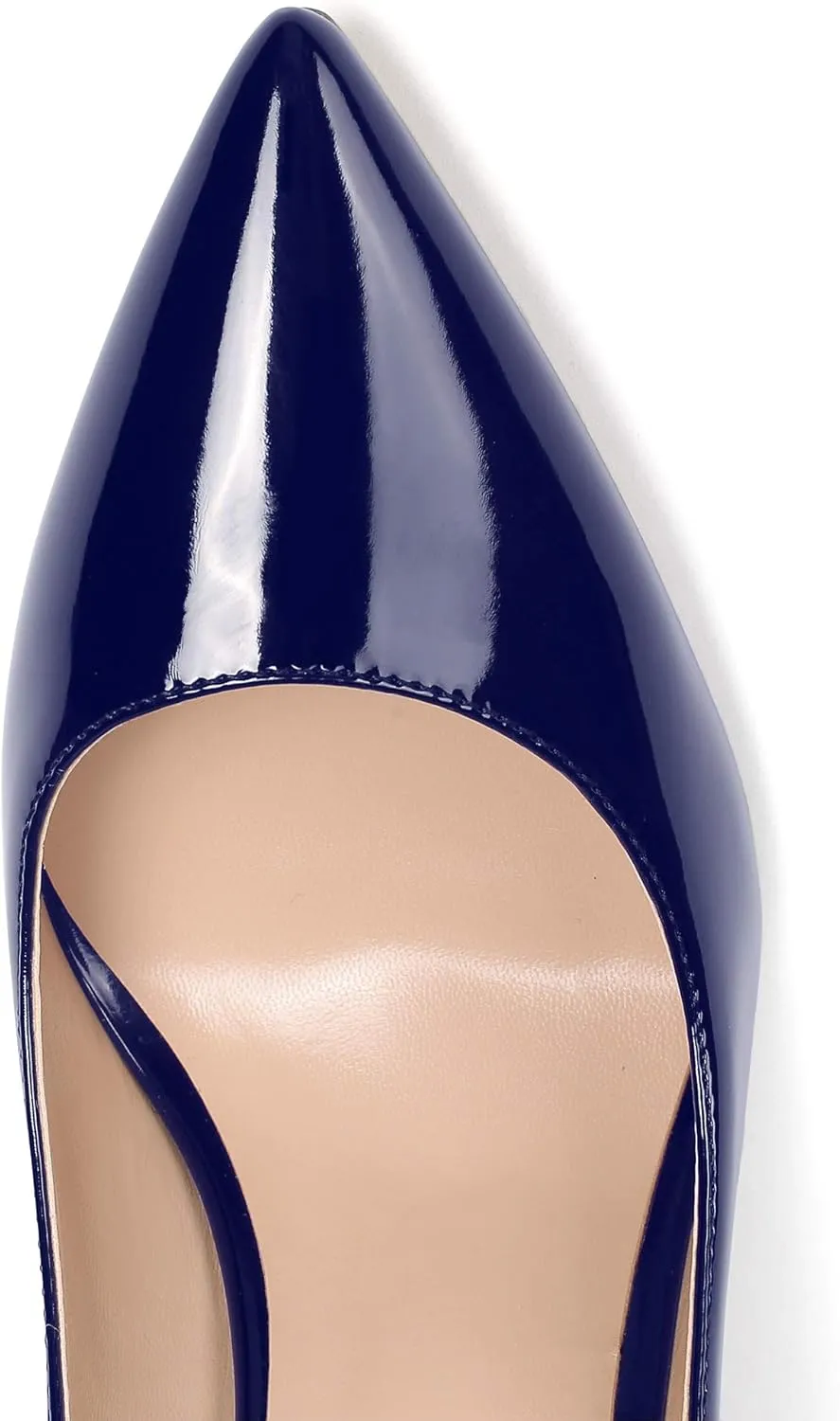 Eldof Women's Classic Dress Pumps Shoes, Sexy Pointed Toe 4" Stiletto High Heels, Office Formal Slip On Size 5-13