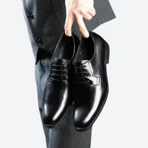 Elegant Italian leather lace-up shoes - Darryl