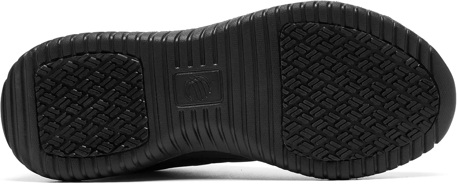 ENLEN&BENNA Non Slip Work Shoes for Men Waterproof Slip Resistant Food Service Restaurant Kitchen Chef Shoes Lightweight Comfort Walking Sneaker Casual Shoe