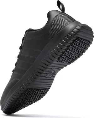 ENLEN&BENNA Non Slip Work Shoes for Men Waterproof Slip Resistant Food Service Restaurant Kitchen Chef Shoes Lightweight Comfort Walking Sneaker Casual Shoe