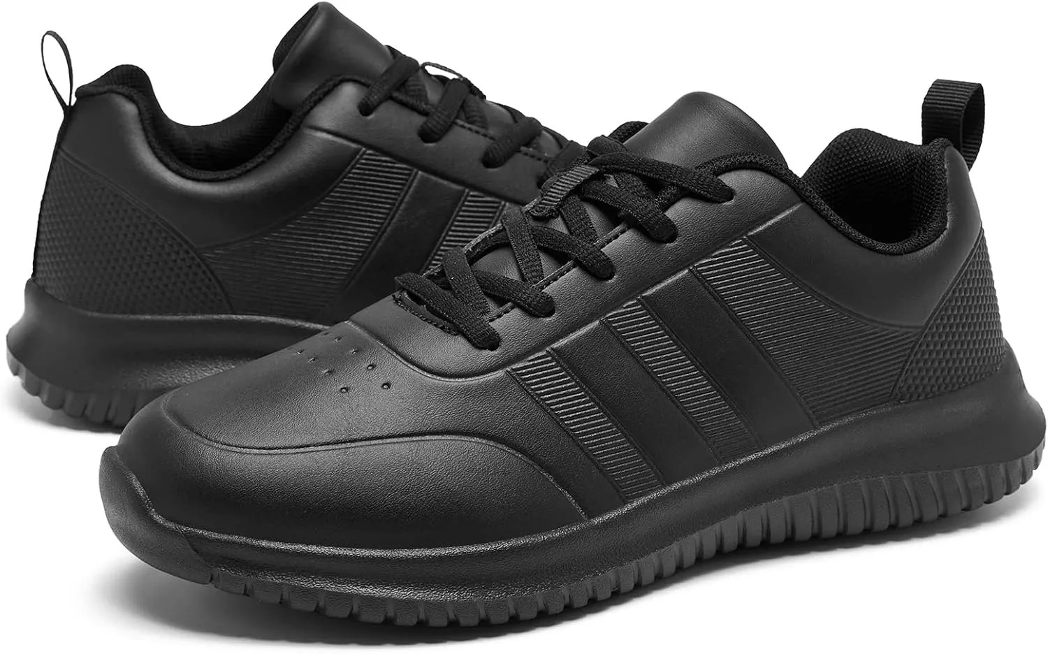 ENLEN&BENNA Non Slip Work Shoes for Men Waterproof Slip Resistant Food Service Restaurant Kitchen Chef Shoes Lightweight Comfort Walking Sneaker Casual Shoe