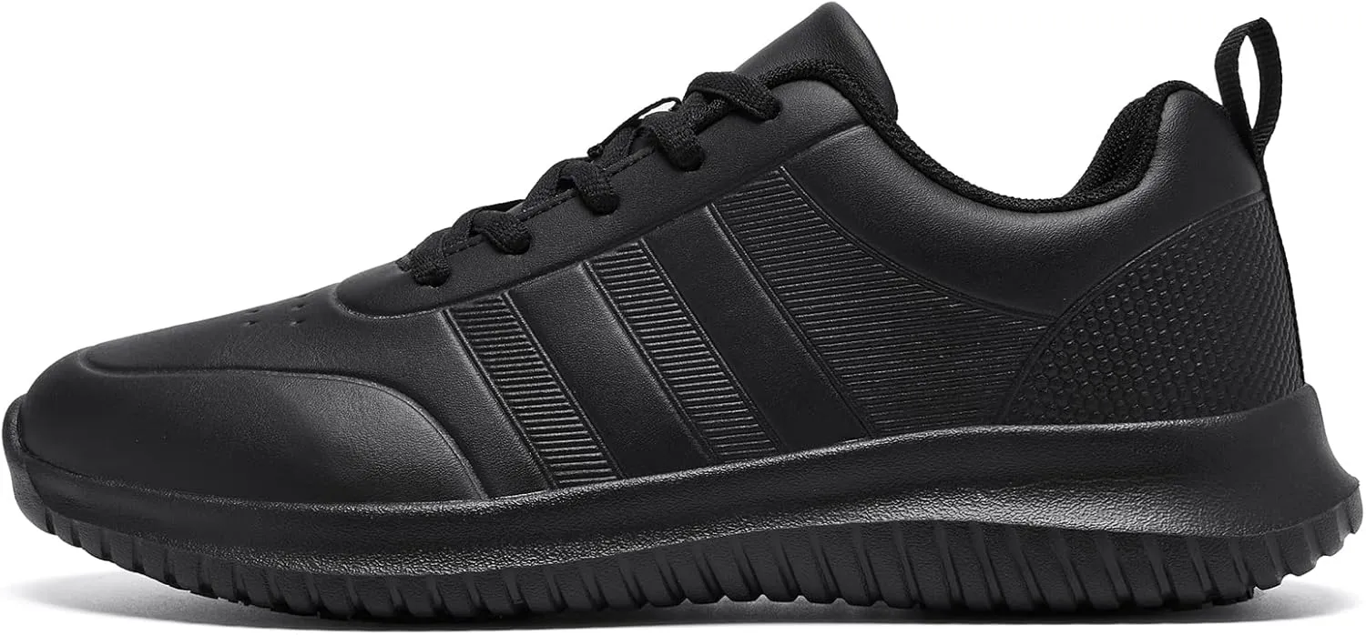 ENLEN&BENNA Non Slip Work Shoes for Men Waterproof Slip Resistant Food Service Restaurant Kitchen Chef Shoes Lightweight Comfort Walking Sneaker Casual Shoe