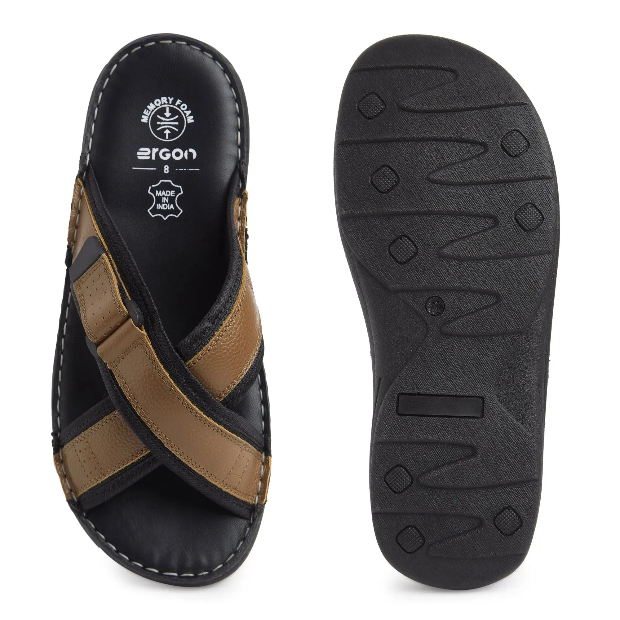 ES-05 Men Brown Slippers