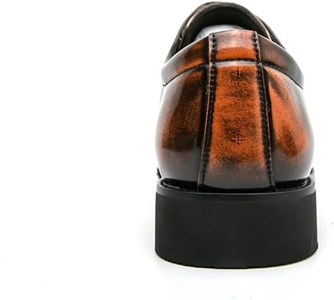 Everyday Mens Casual Comfortable Loafers British Style Luxury Leather Shoes Fashionable Breathable Oxfords