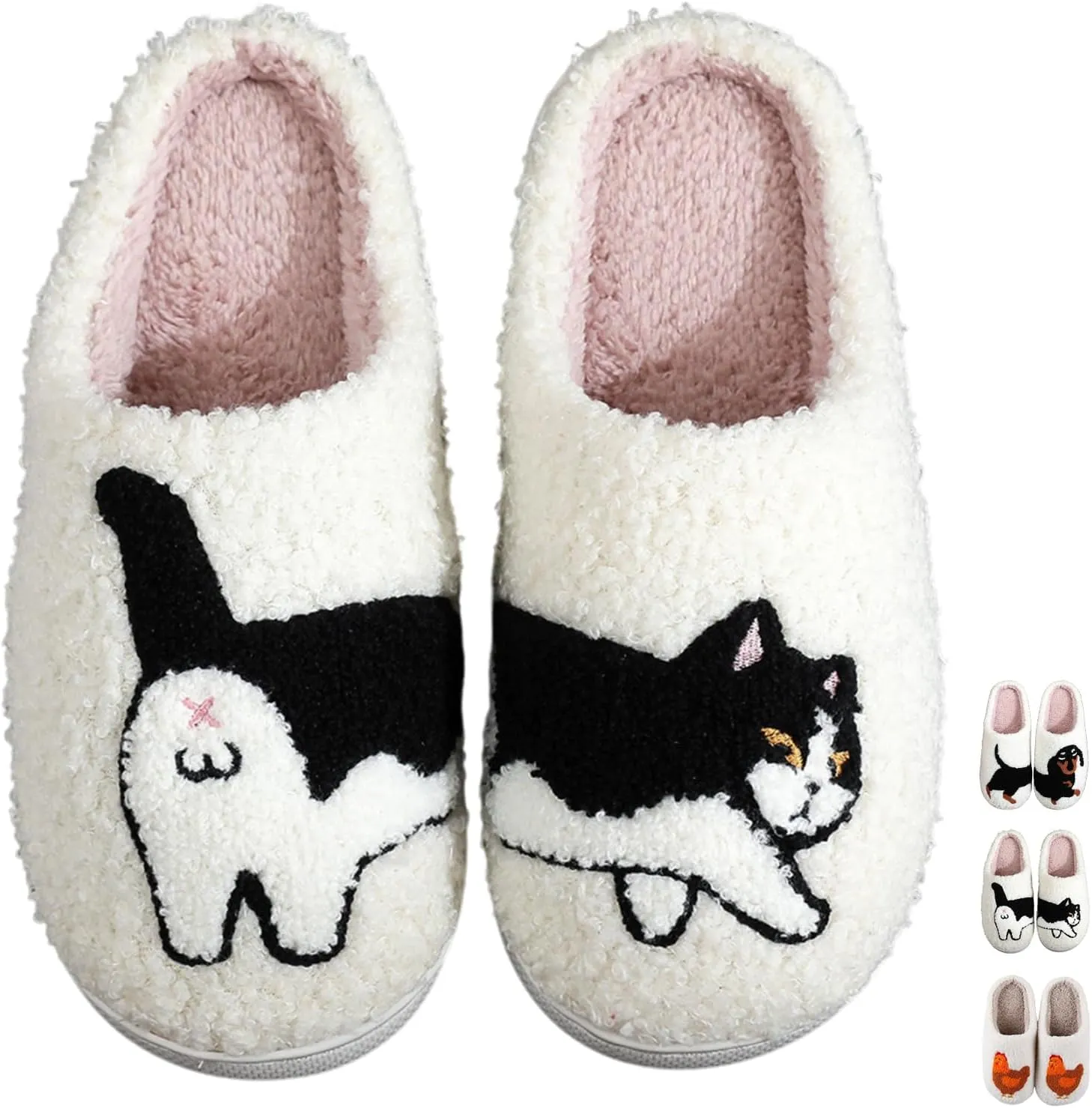 Evil Eyes Cowboy Hat Slippers cute Warm Cozy House Shoes Soft Plush Fuzzy Slippers for Women Men