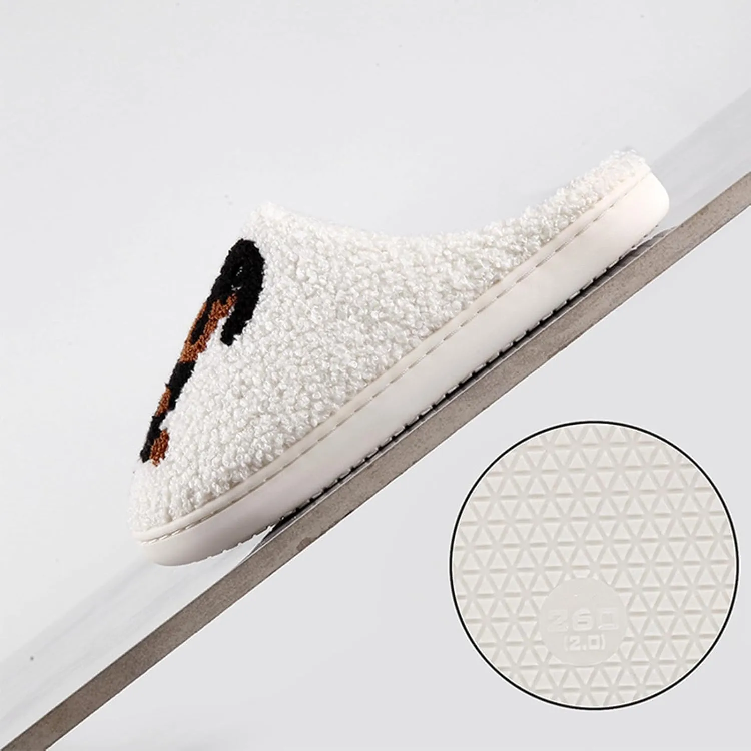 Evil Eyes Cowboy Hat Slippers cute Warm Cozy House Shoes Soft Plush Fuzzy Slippers for Women Men