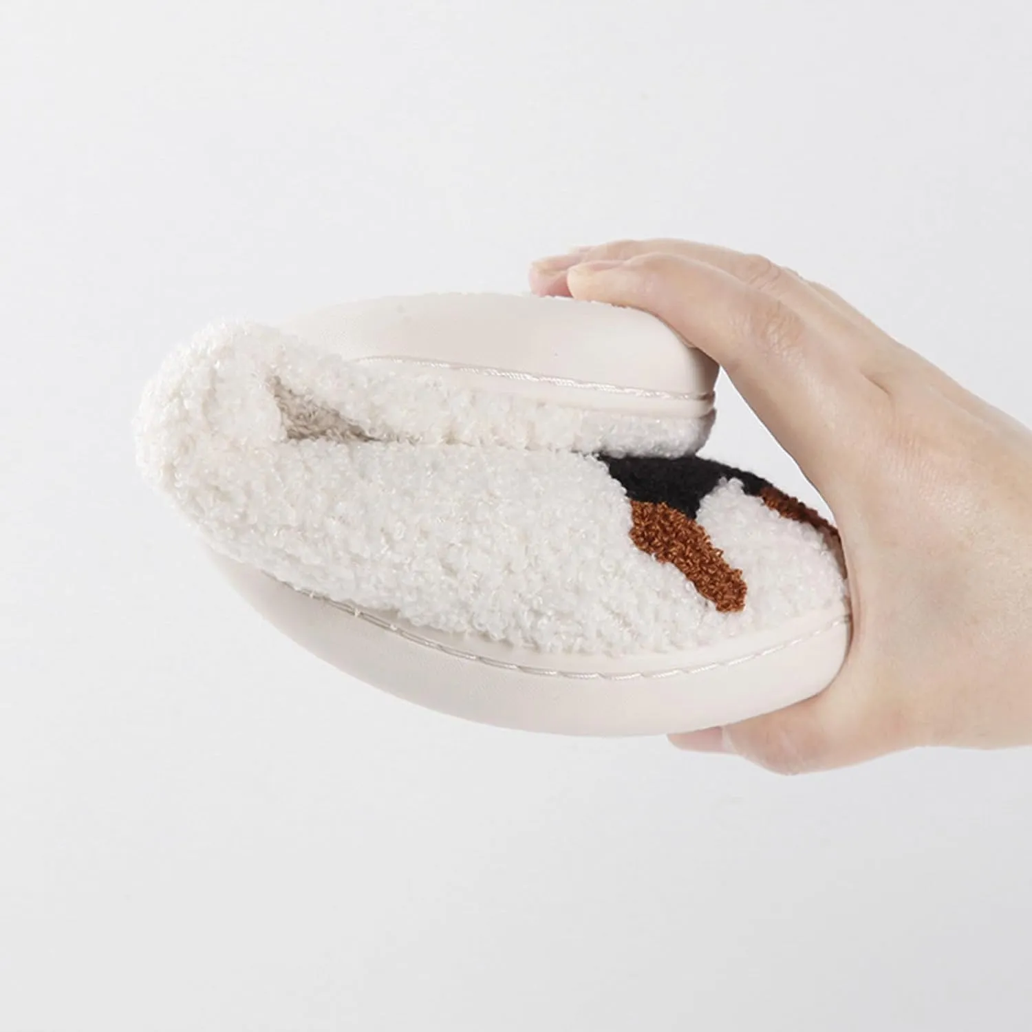 Evil Eyes Cowboy Hat Slippers cute Warm Cozy House Shoes Soft Plush Fuzzy Slippers for Women Men