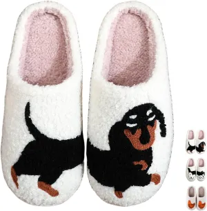 Evil Eyes Cowboy Hat Slippers cute Warm Cozy House Shoes Soft Plush Fuzzy Slippers for Women Men