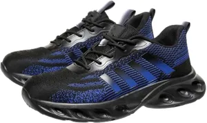 Evontira Steel Toe Power Trainers, Evontiras Steel Shoes 3 Inch, Evontura Comfortable Steel Toe Shoes for Men