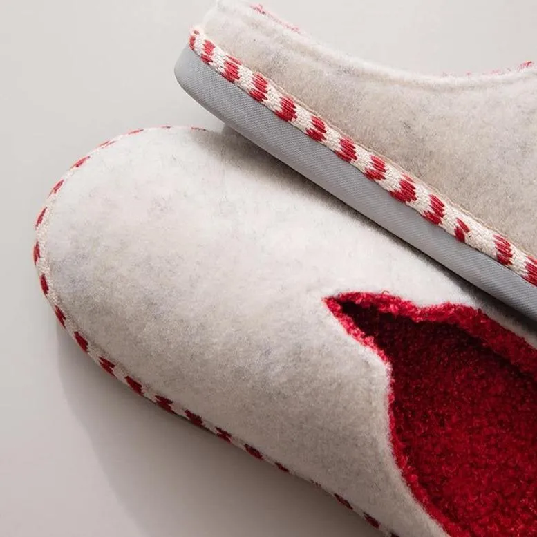 Felt Stitch Slippers