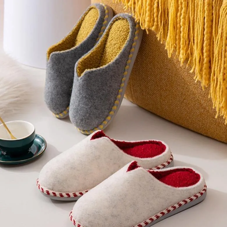 Felt Stitch Slippers