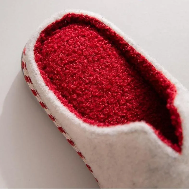 Felt Stitch Slippers