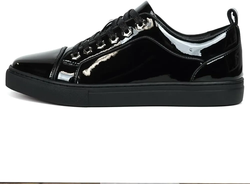 FI-2415-2 Patent Leather Cap tor Lace up Sneaker