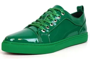 FI-2415-2 Patent Leather Cap tor Lace up Sneaker