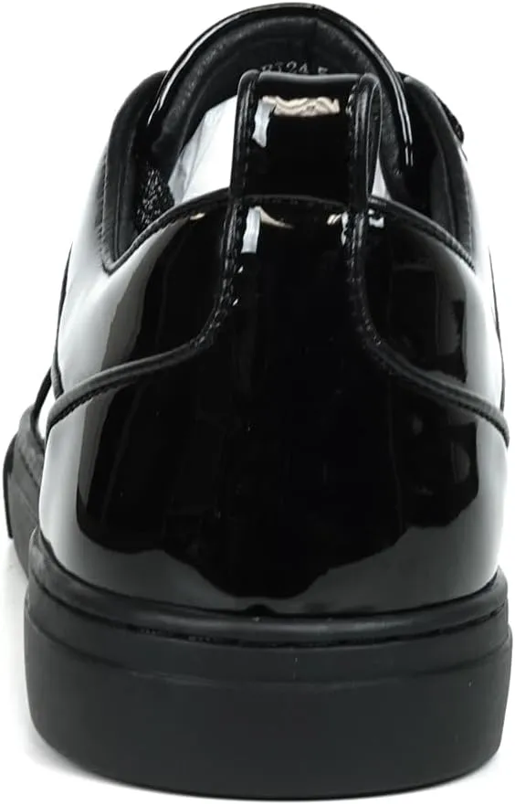 FI-2415-2 Patent Leather Cap tor Lace up Sneaker