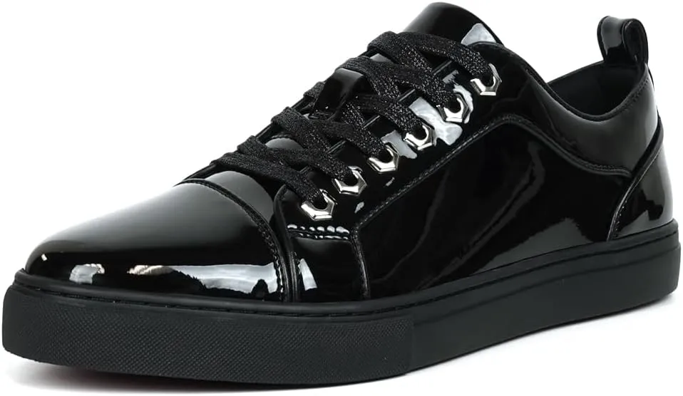 FI-2415-2 Patent Leather Cap tor Lace up Sneaker