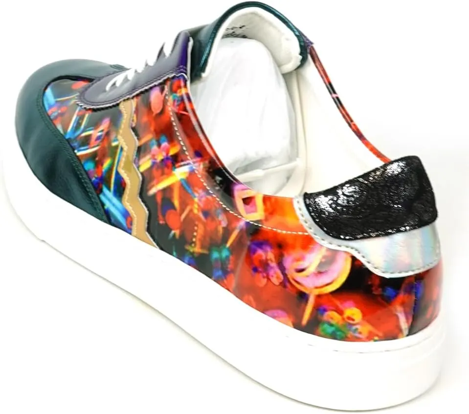 FI-2431 Multicolor Low Cut Lace up Sneaker