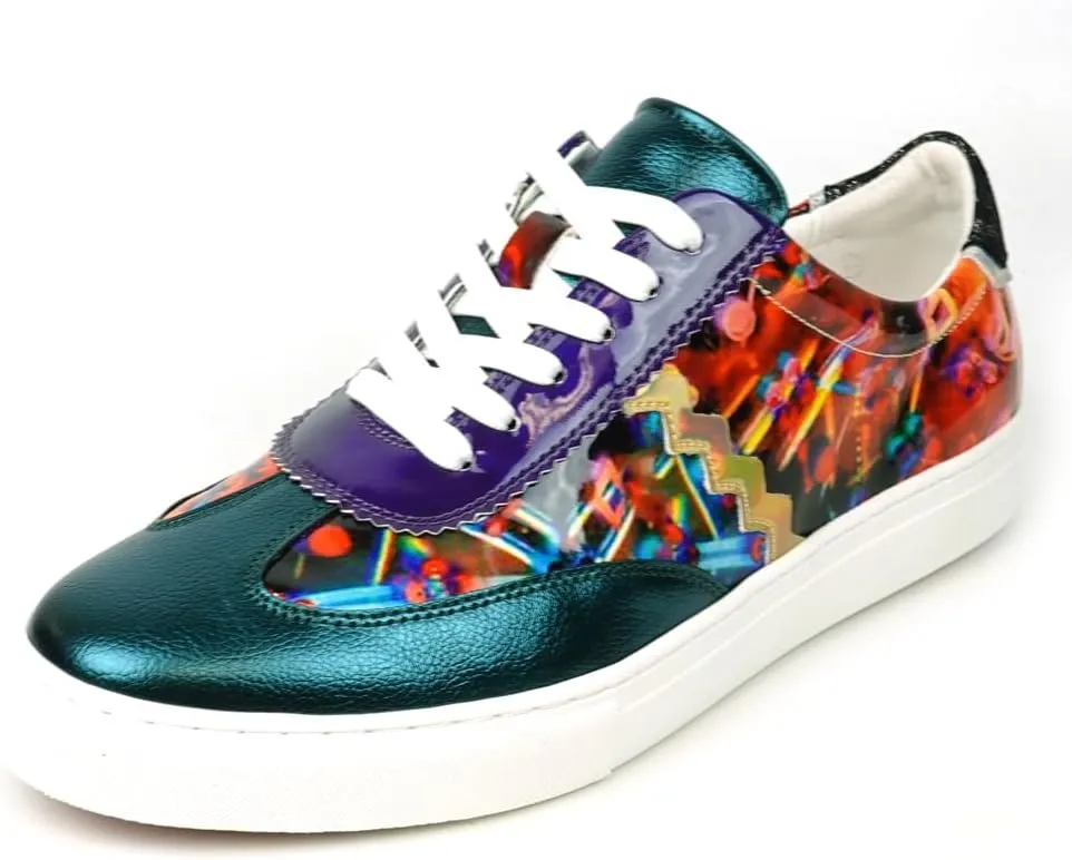 FI-2431 Multicolor Low Cut Lace up Sneaker
