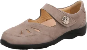 Finn Comfort Womens BRAC-S Nubuck Leather Shoes