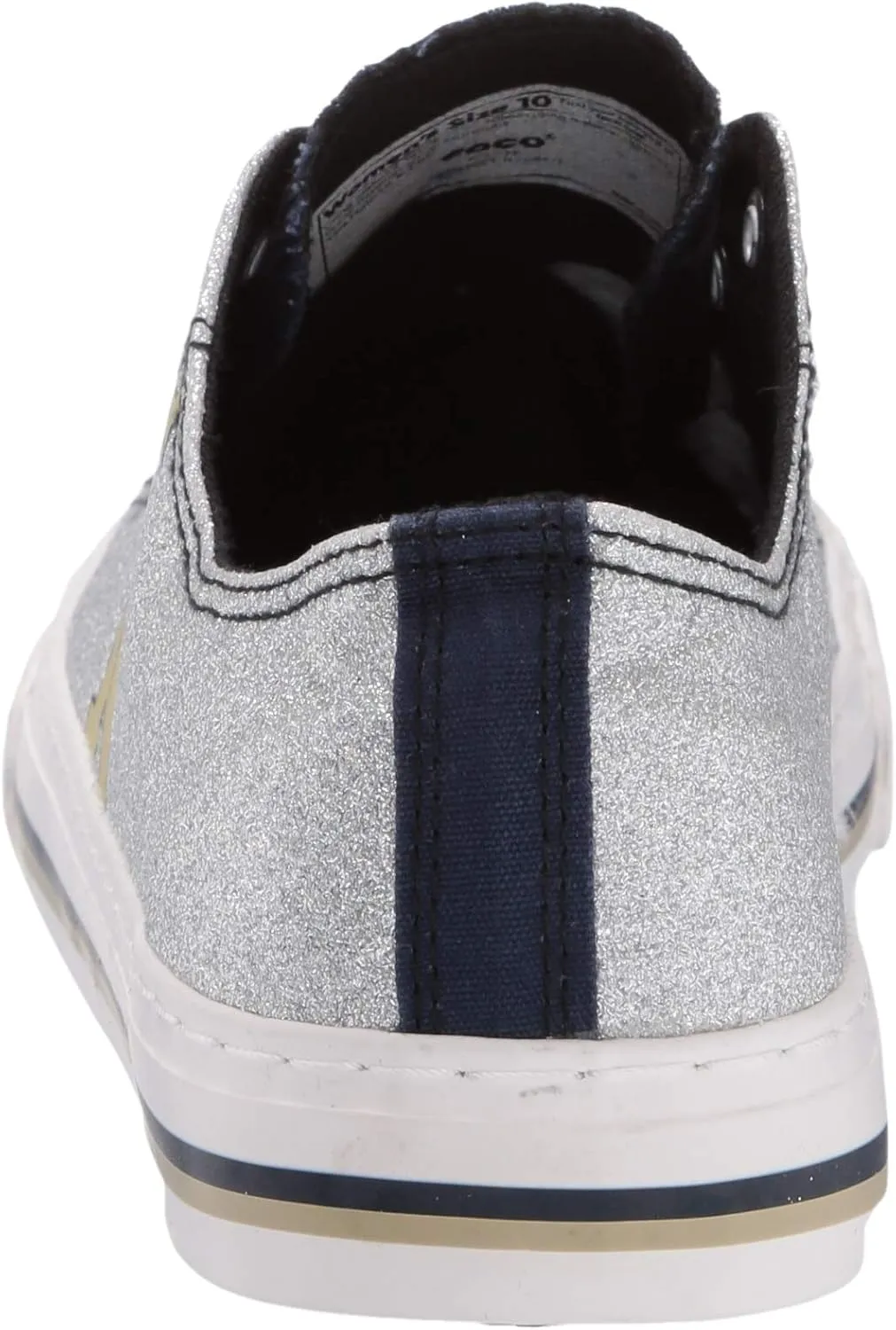 FOCO womens Ncaa College Team Logo Fashion Low Top Canvas Sneakers Shoes