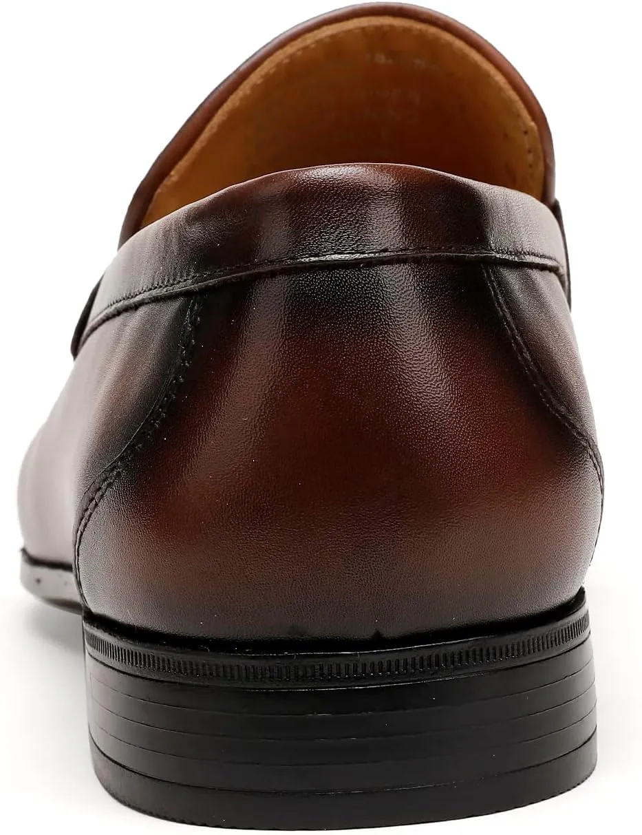 Formal Dress Shoes for Mens, Premium Crocodile Printed Leather Slip on Dress Shoes, Driving Wedding Shoes for Men