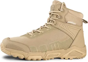 FREE SOLDIER Men's Waterproof Hiking Boots Mens Lightweight Outdoor Mid Trekking Climbing Boots for Men