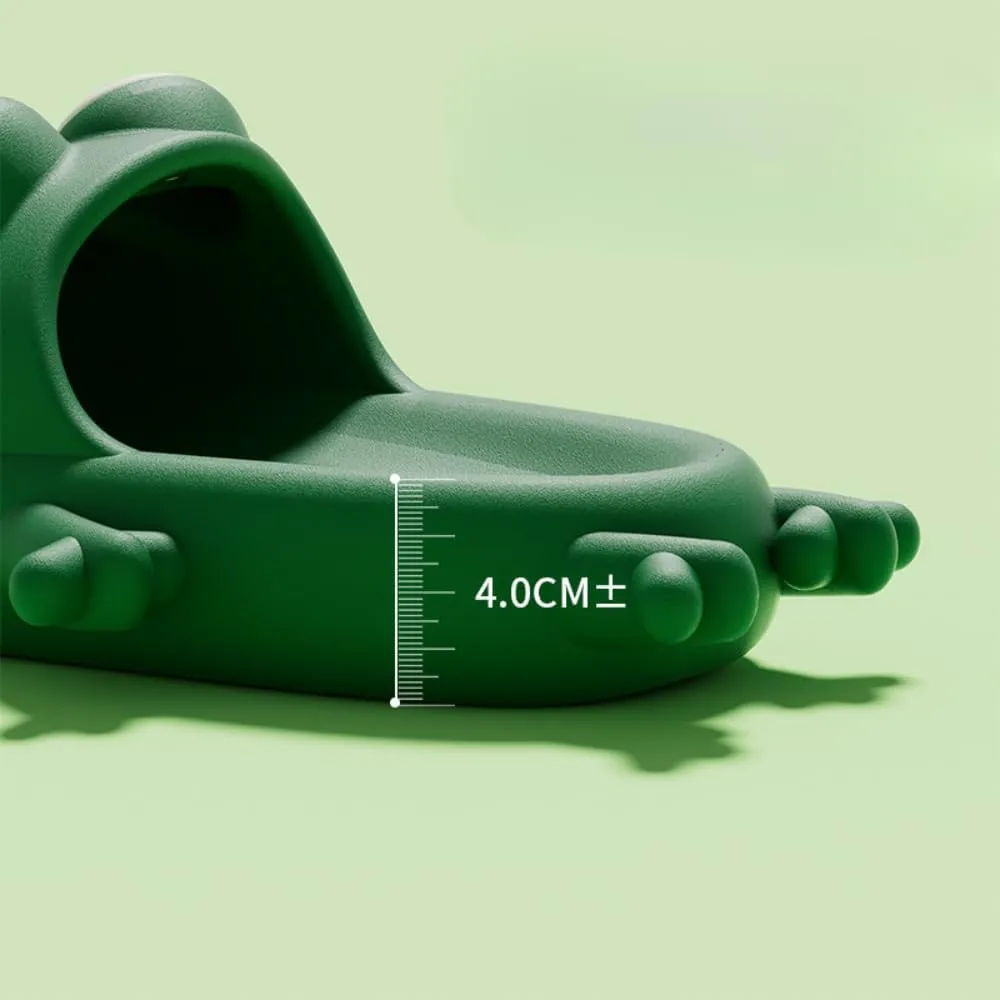 Frog Slippers Female Summer Cute Cartoon Funny Indoor Home with Bathroom Outside To Wear Summer Slippers