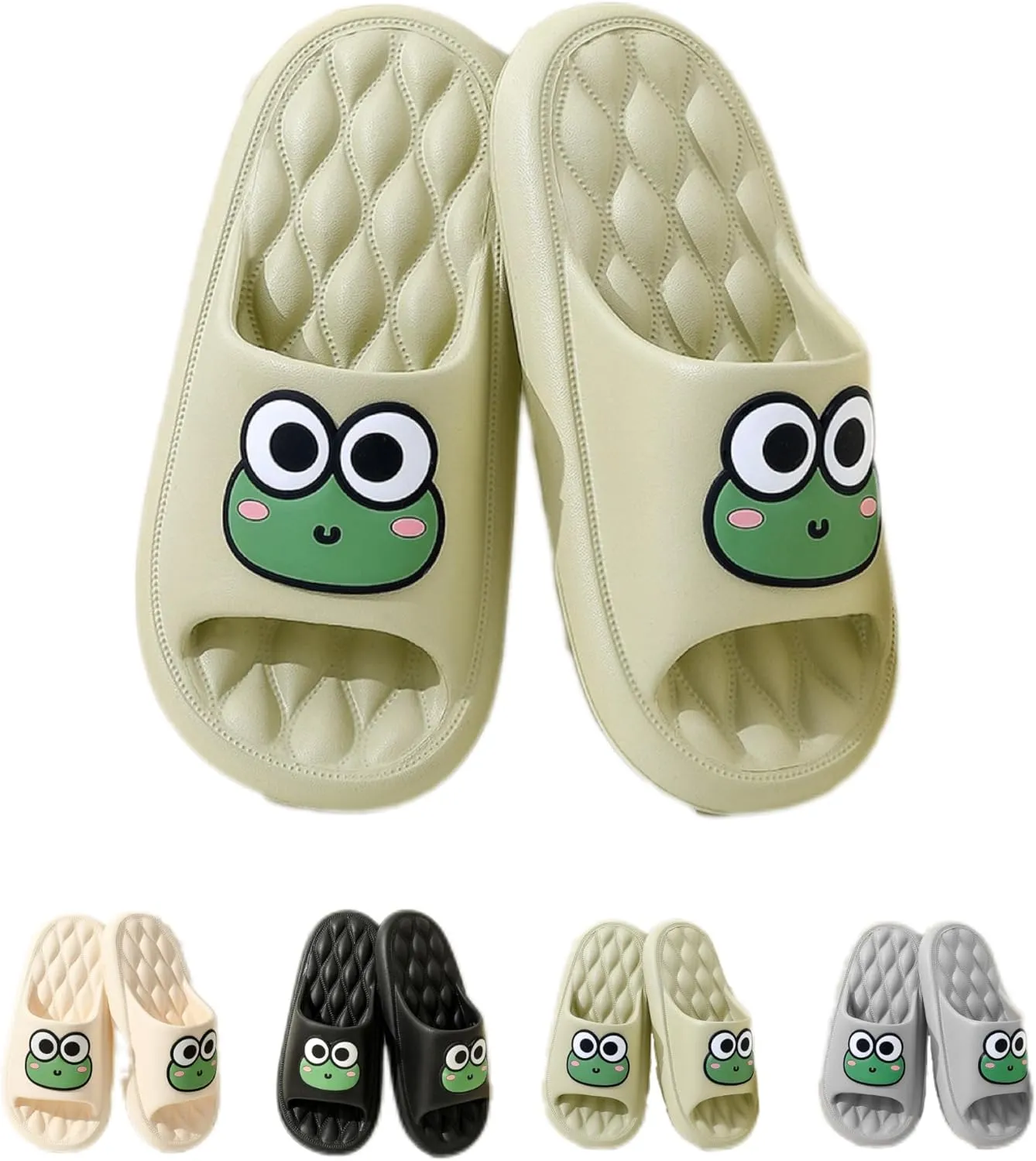 Frog Slippers Frog Bathroom Slippers Men Summer Indoor Home Home Summer Men Cute Cartoon Summer Slippers Women