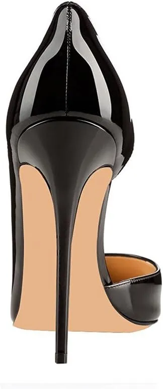 FSJ Women Formal Pointed Toe Dress Shoes D'Orsay High Heels Sexy Stiletto Formal Pumps Size 4-15 US