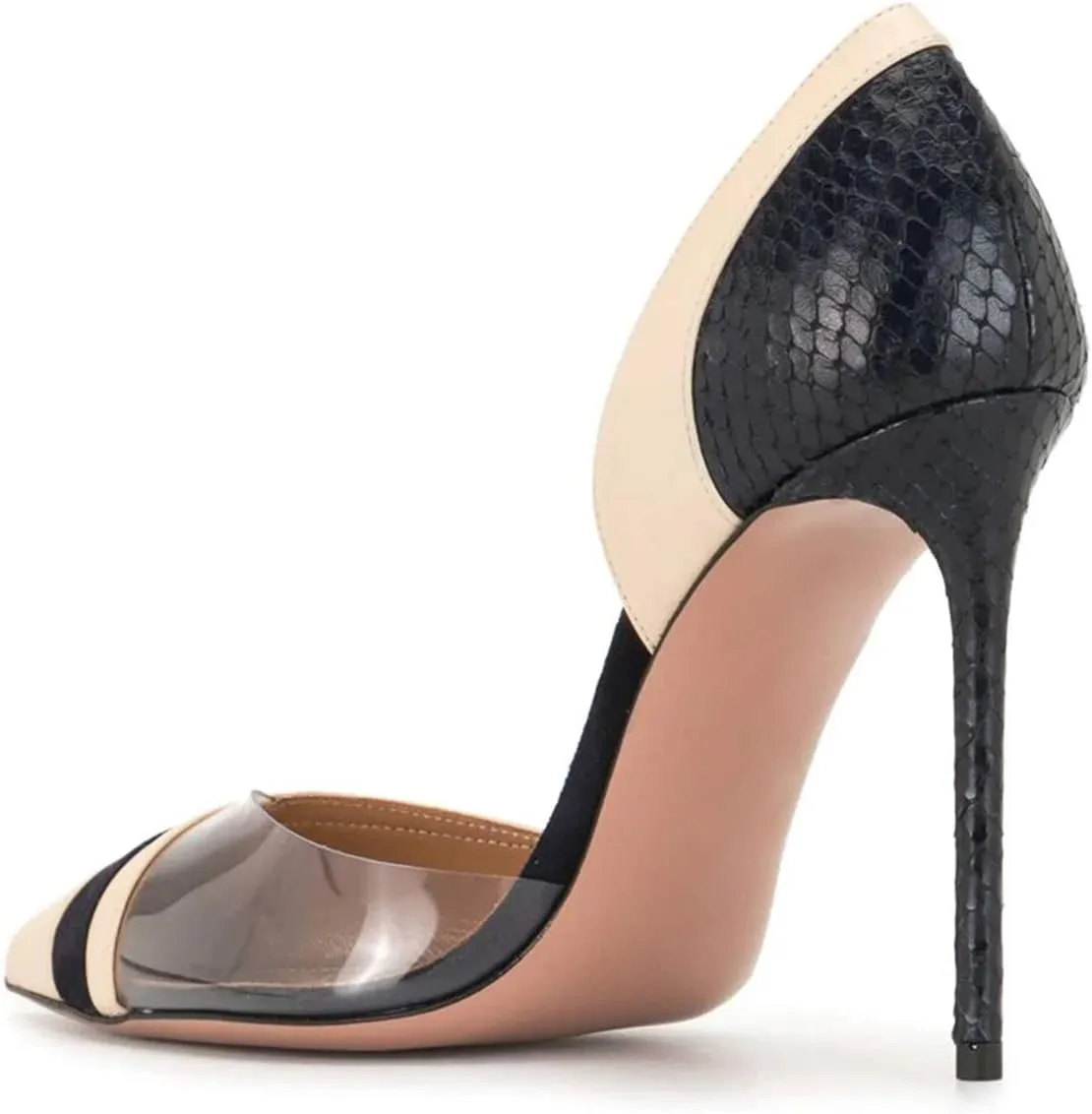 FSJ Women Formal Pointed Toe Dress Shoes D'Orsay High Heels Sexy Stiletto Formal Pumps Size 4-15 US