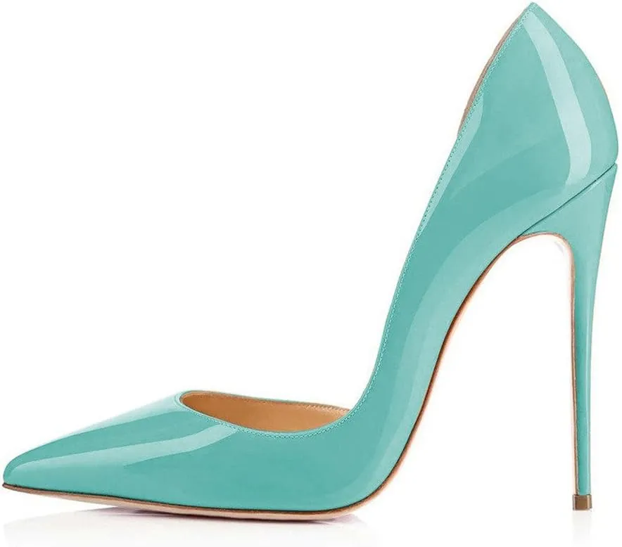 FSJ Women Formal Pointed Toe Dress Shoes D'Orsay High Heels Sexy Stiletto Formal Pumps Size 4-15 US