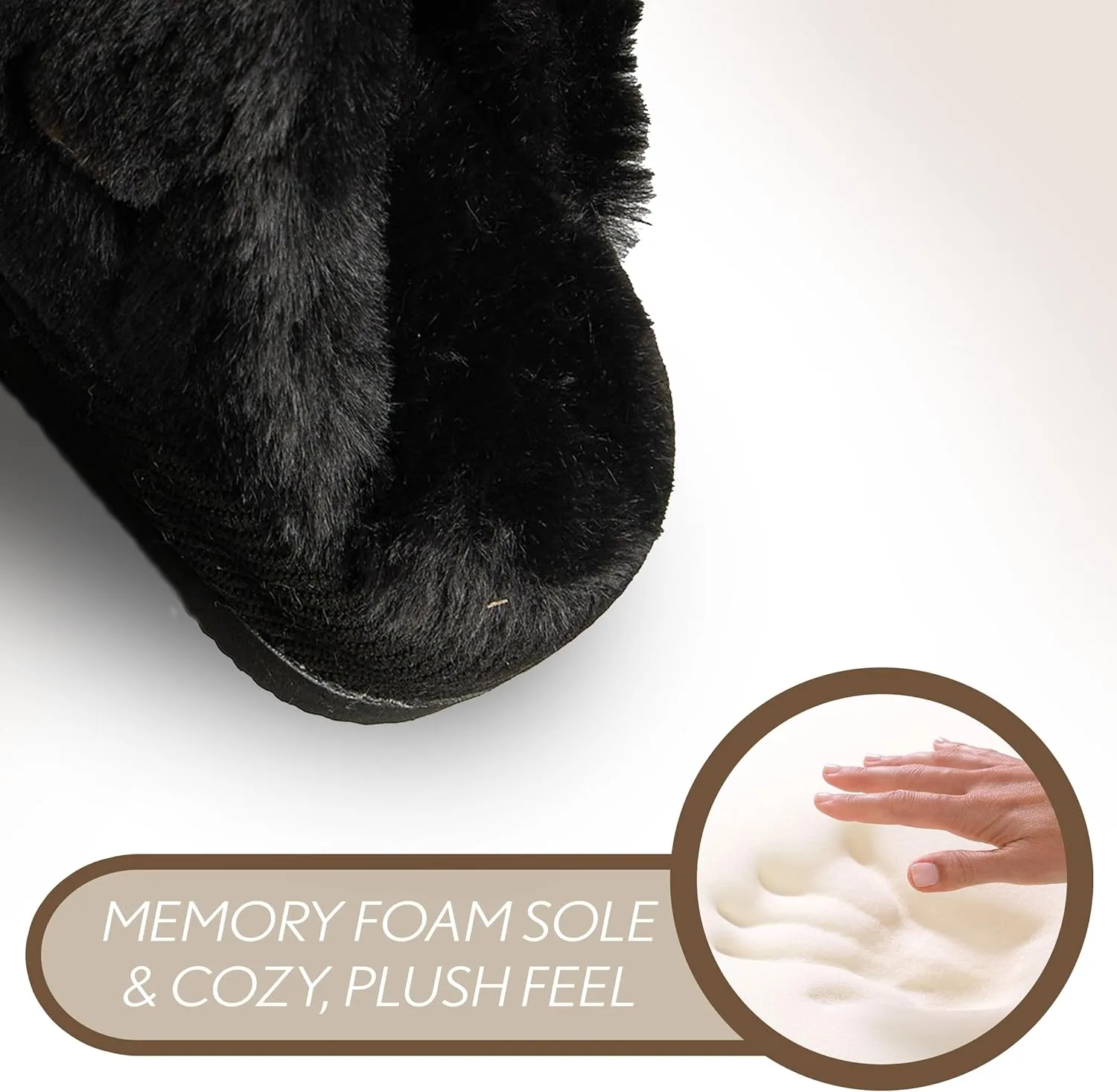 Funky Junque Cozy Plush Women's Memory Foam Slippers - Mother's Day Gift - Indoor/Outdoor Slip-Ons