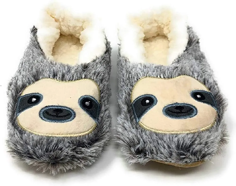 Funny Fluffy Animal Youth Sherpa Slippers