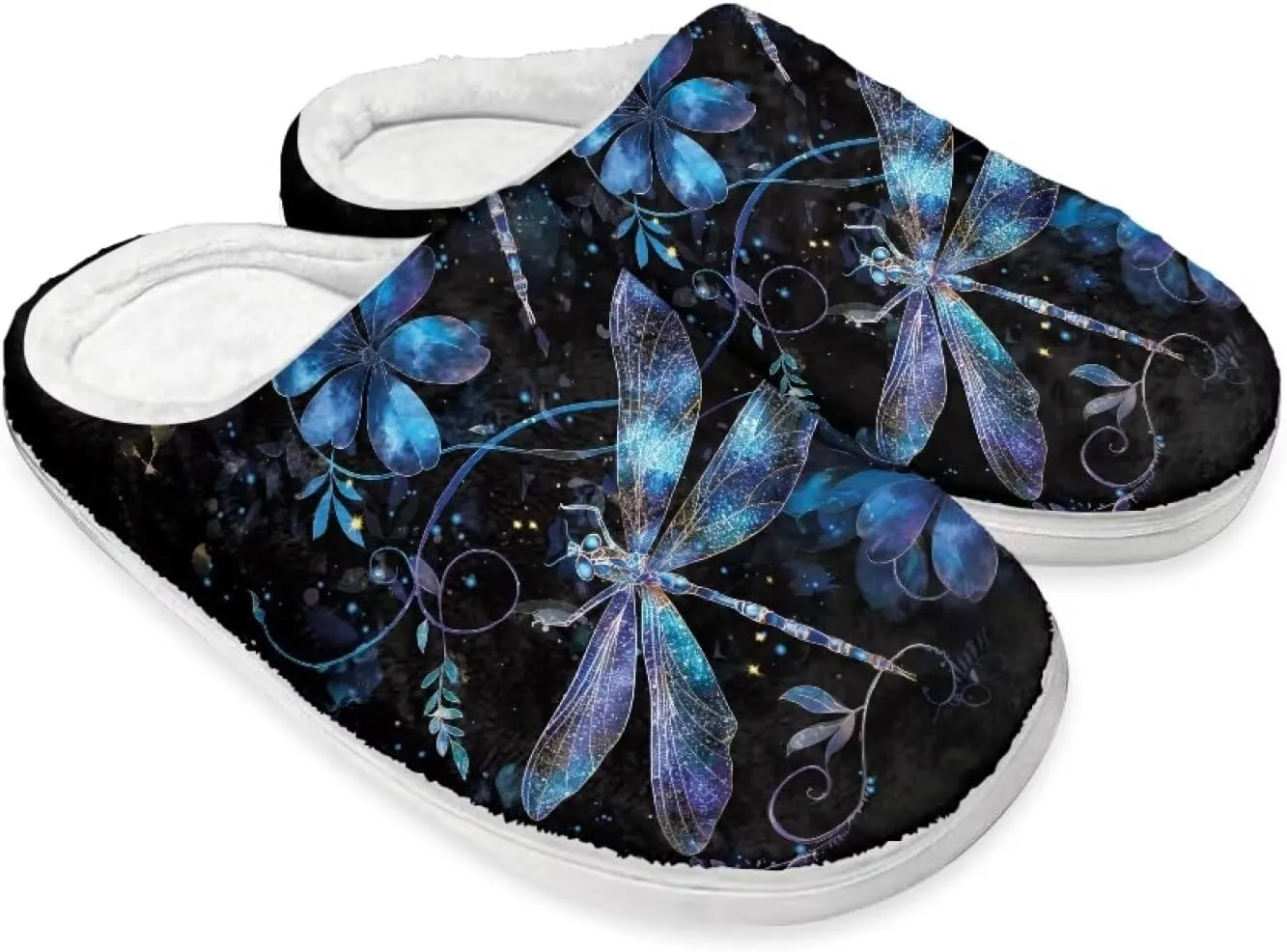 Funny House Slippers for Women Indoor Size 2-12 White