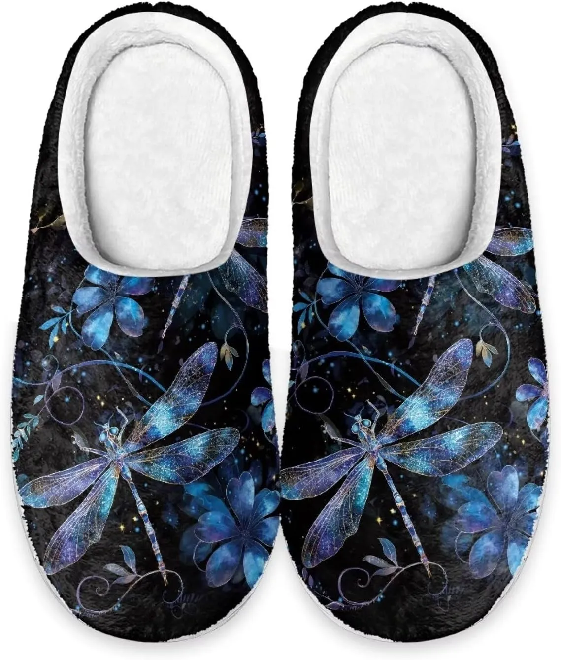 Funny House Slippers for Women Indoor Size 2-12 White