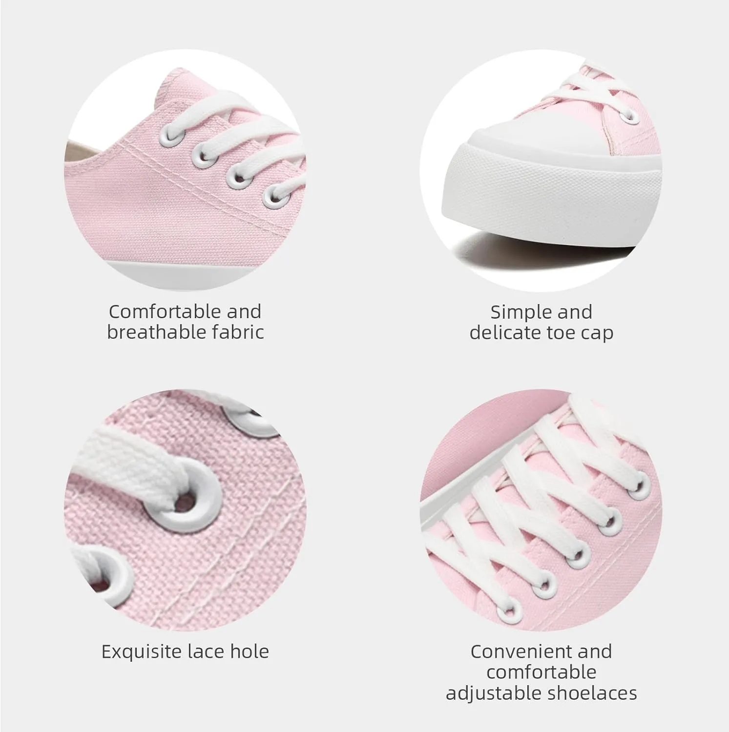 FUUPNN Platform Sneakers Canvas Fashion Lace Up Classic Casual Walking Shoes High Tops Canvas Shoes Casual Tennis Shoes