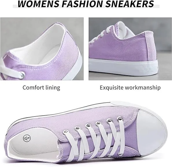 FUUPNN Platform Sneakers Canvas Fashion Lace Up Classic Casual Walking Shoes High Tops Canvas Shoes Casual Tennis Shoes