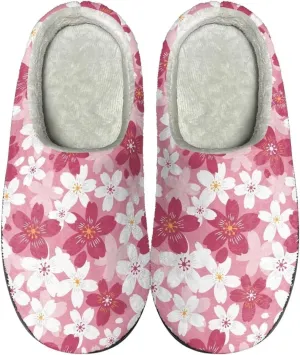 Fuzzy Bedroom Slippers with Non-Skid Sole Plush Soft Slippers for Women Men Indoor Outdoor Warm House Shoes