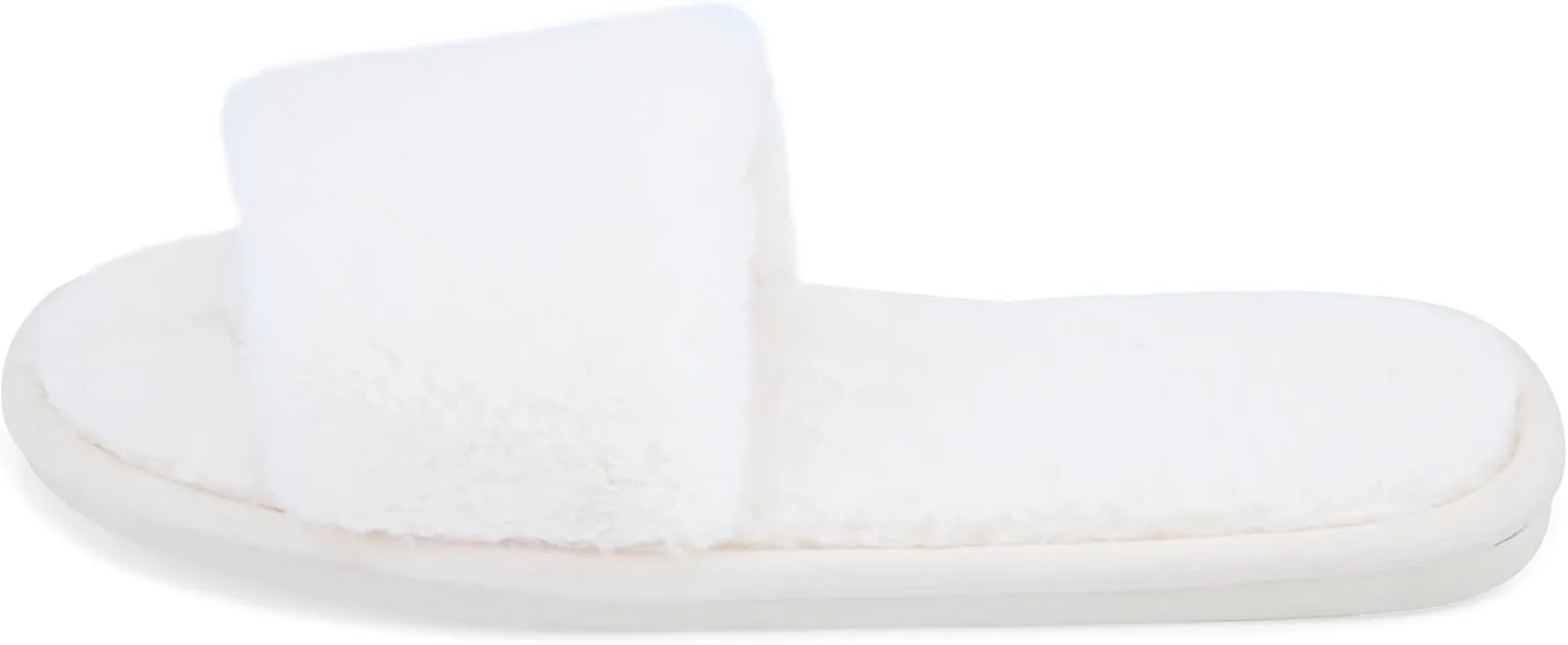 Fuzzy House Slippers for Women - Soft & Comfortable Womens Slippers with Open Toe Separators - Cute All Day Wear Casual Slip on Ladies Footwear for Indoor & Outdoor