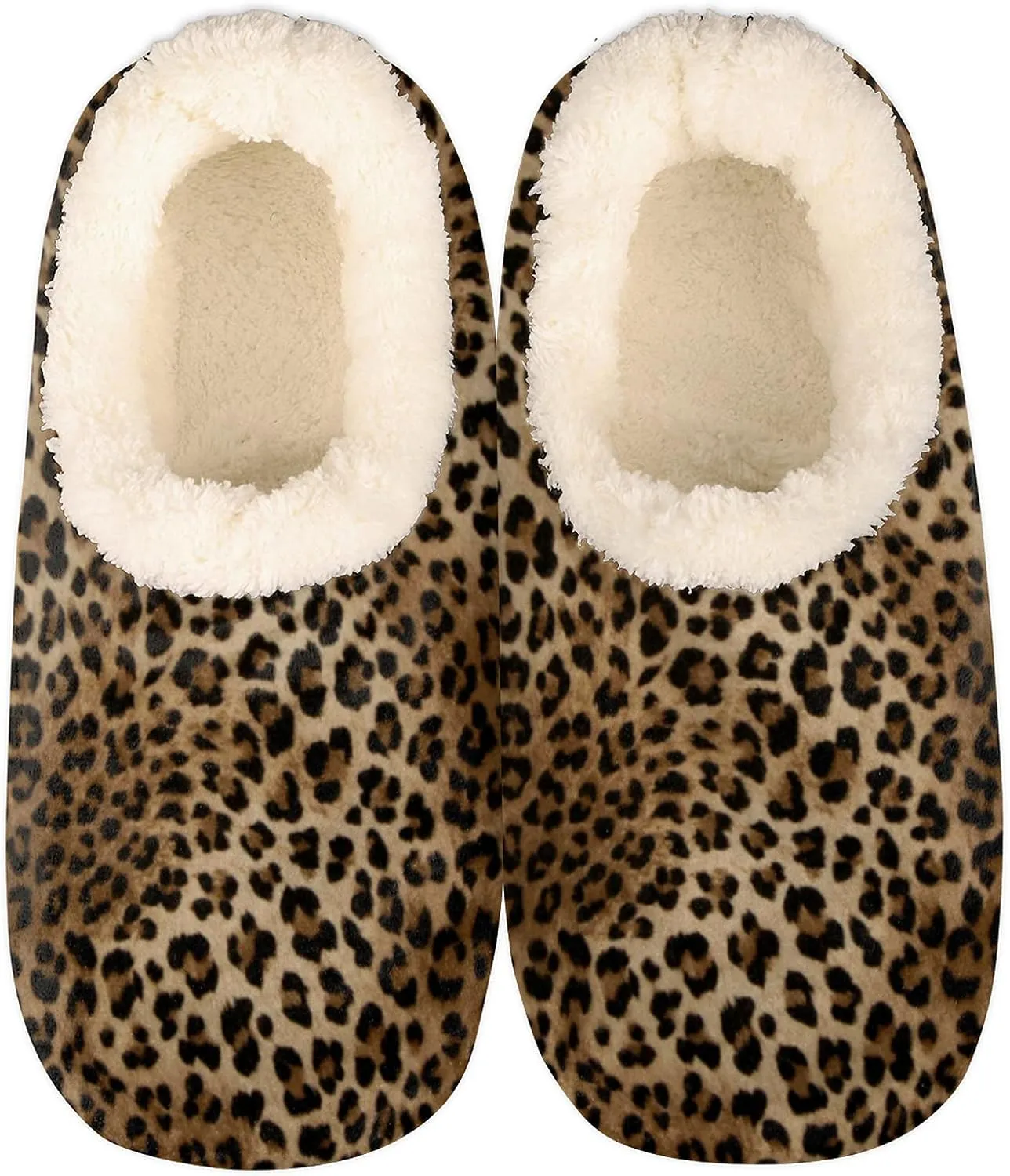 Fuzzy Memory Foam Slippers - Women's & Men's Anti-Skid Indoor/Outdoor Home Shoes