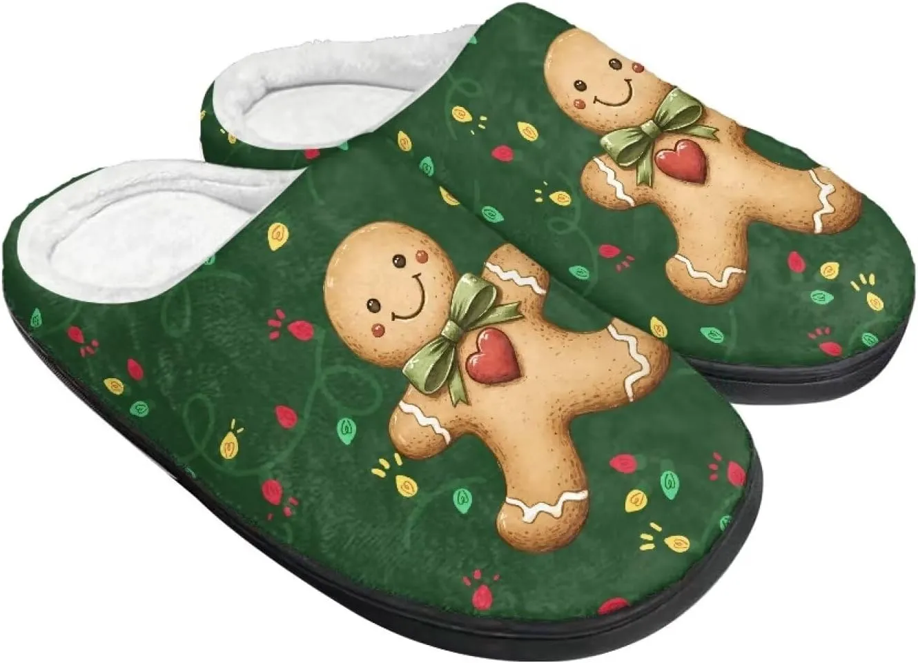 Fuzzy Slippers for Women Everyday Holiday Party Wear Warm Soft Anti-Slip