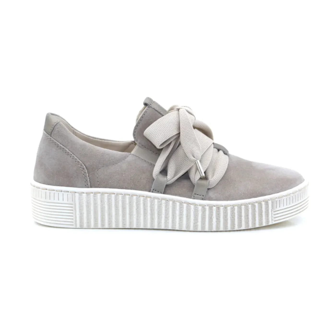 Gabor Ribbon Lace-Up Sneaker Silk