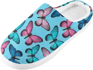 GAIGEO Slippers Men Cute Striped Cat, Soft House Slippers with Memory Foam, Lightweight Non-Slip