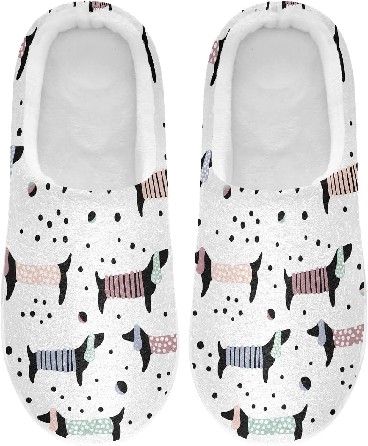GAIGEO Slippers Men Cute Striped Cat, Soft House Slippers with Memory Foam, Lightweight Non-Slip