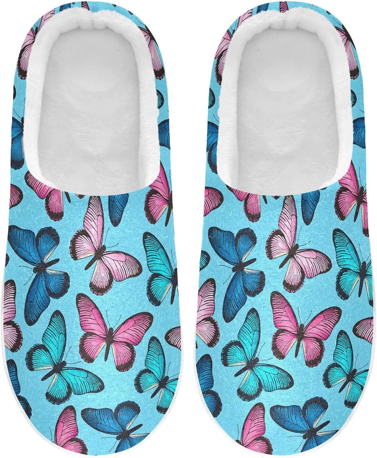 GAIGEO Slippers Men Cute Striped Cat, Soft House Slippers with Memory Foam, Lightweight Non-Slip