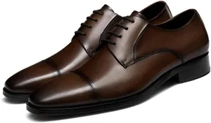 GIFENNSE Mens Leather Dress Shoes Mens Oxfords Formal Dress Shoes for Men