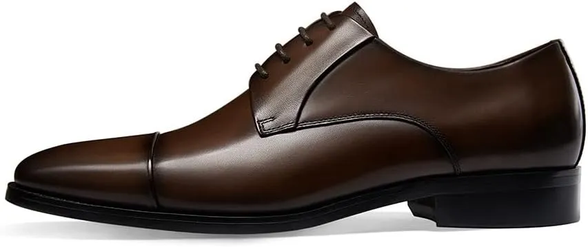 GIFENNSE Mens Leather Dress Shoes Mens Oxfords Formal Dress Shoes for Men